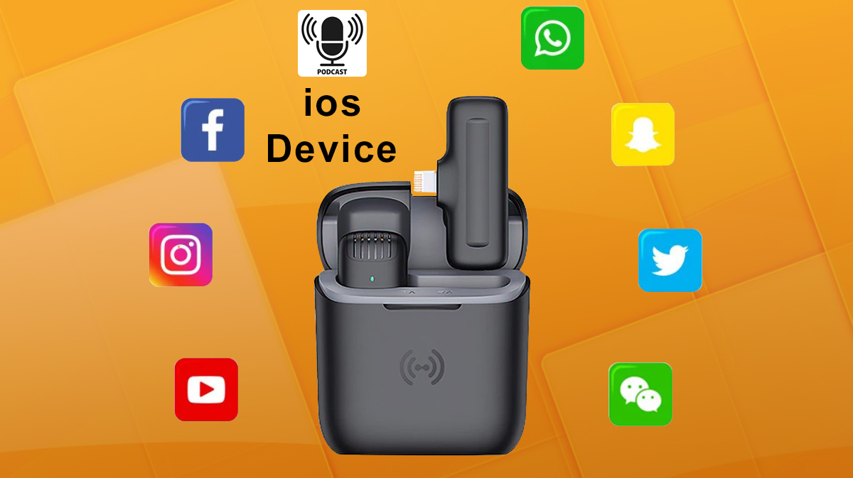 wireless mic for iphone video recording